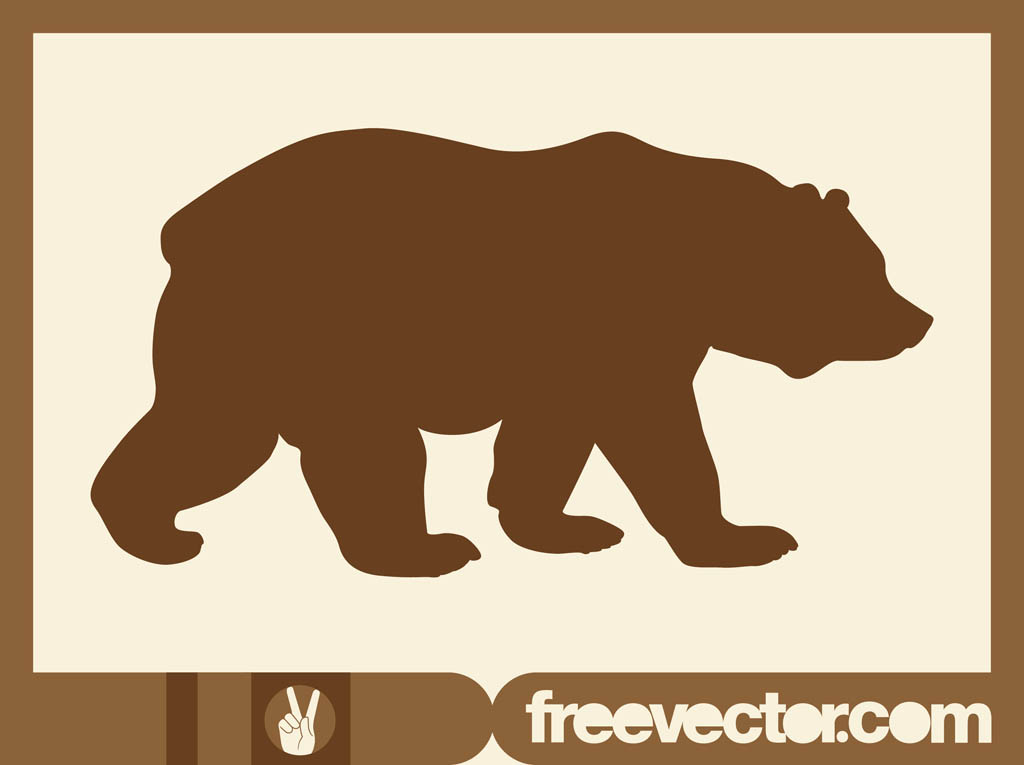 Free Bear Silhouette, Download Free Clip Art, Free Clip Art