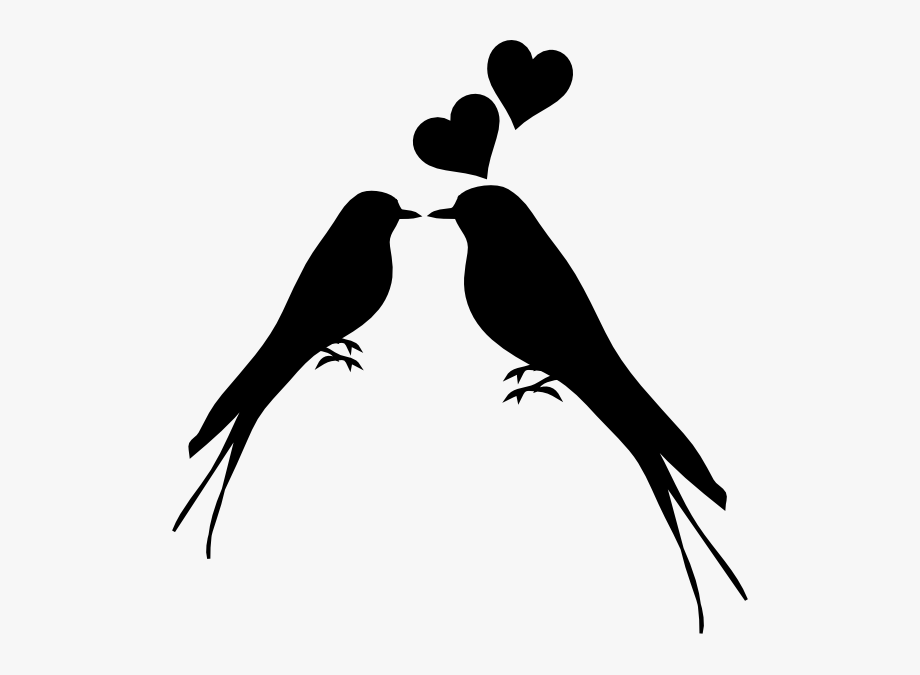 Birds Kissing Clip Art