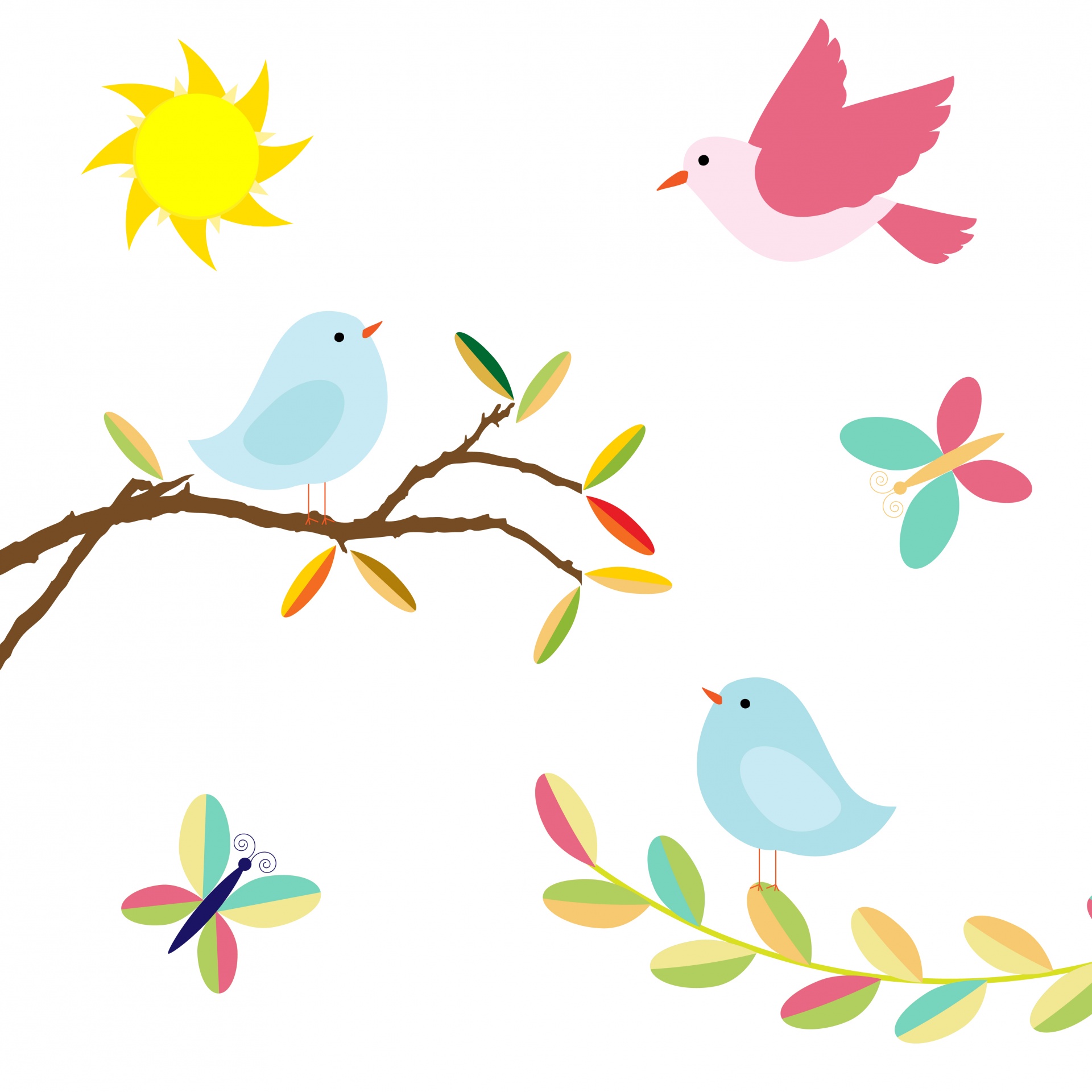 Clipart birds, Clipart birds Transparent FREE for download