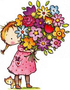 free birthday clipart floral