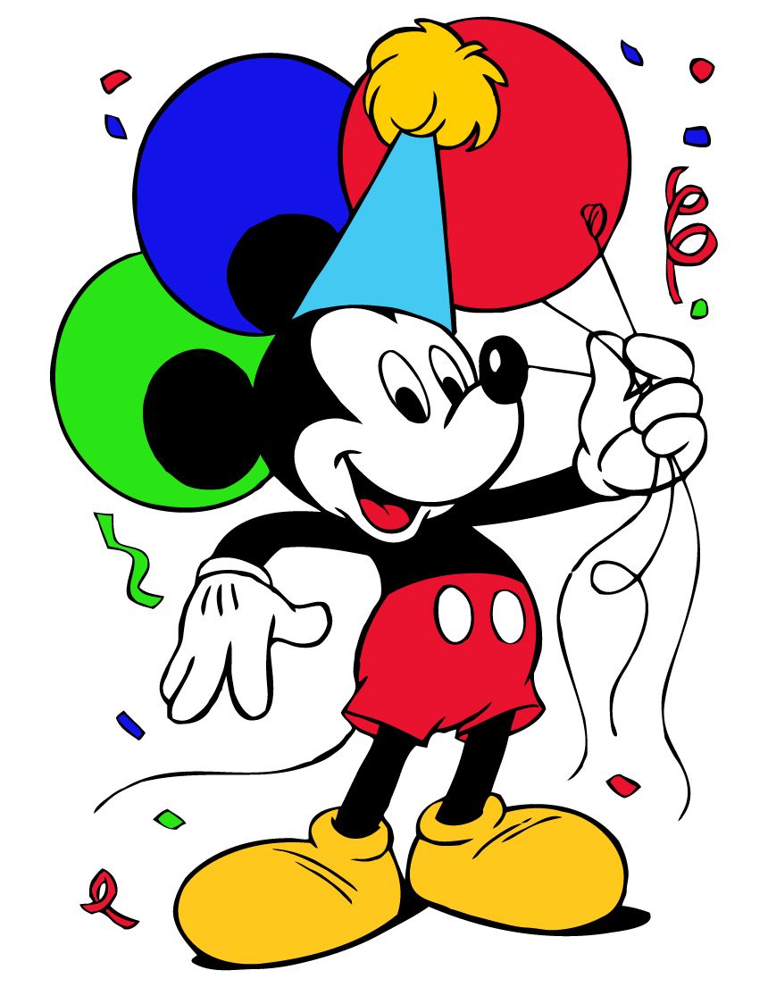 Mickey Mouse Birthday Clipart Clipart Panda Free Clipart