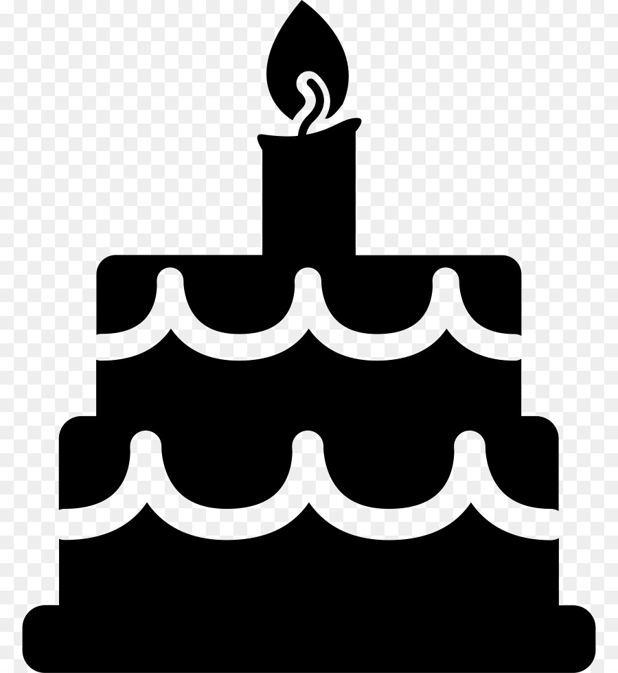 Birthday Cake Silhouette png download