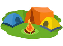 Camp clipart free.