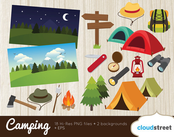Camping clipart adventure camp, Camping adventure camp