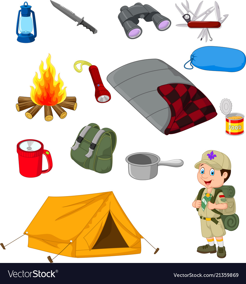 Hiking camping equipment base camp gear and outdoo