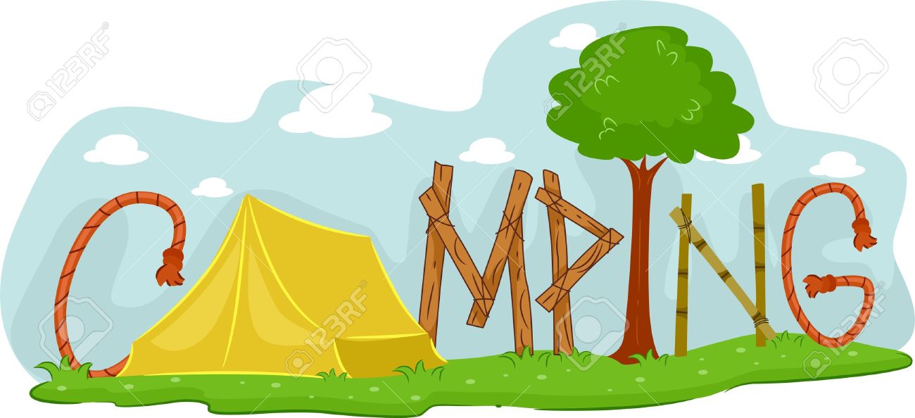 Camp clipart campsite.