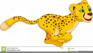 Running Cheetah Clipart Free