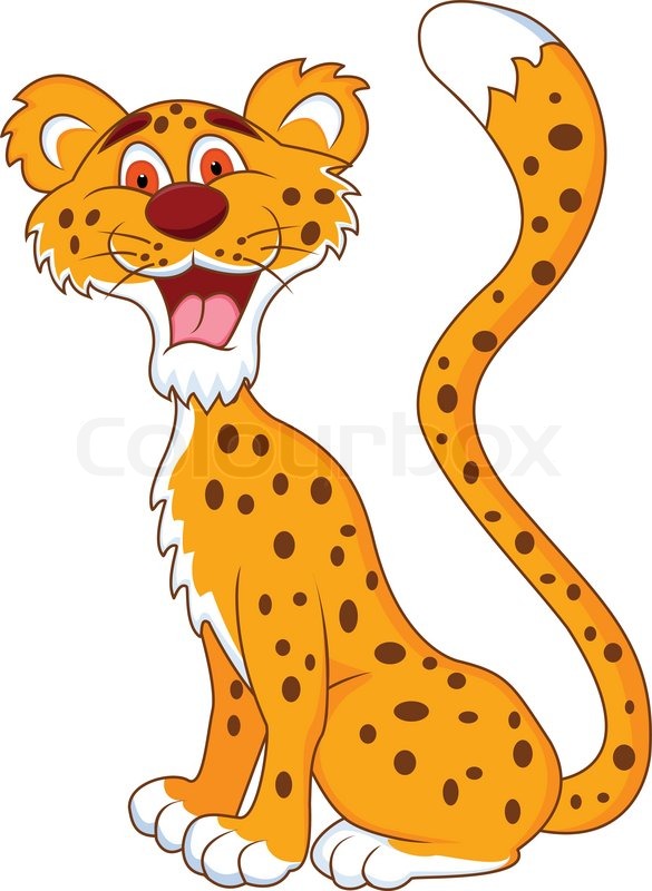 free cheetah clipart animated