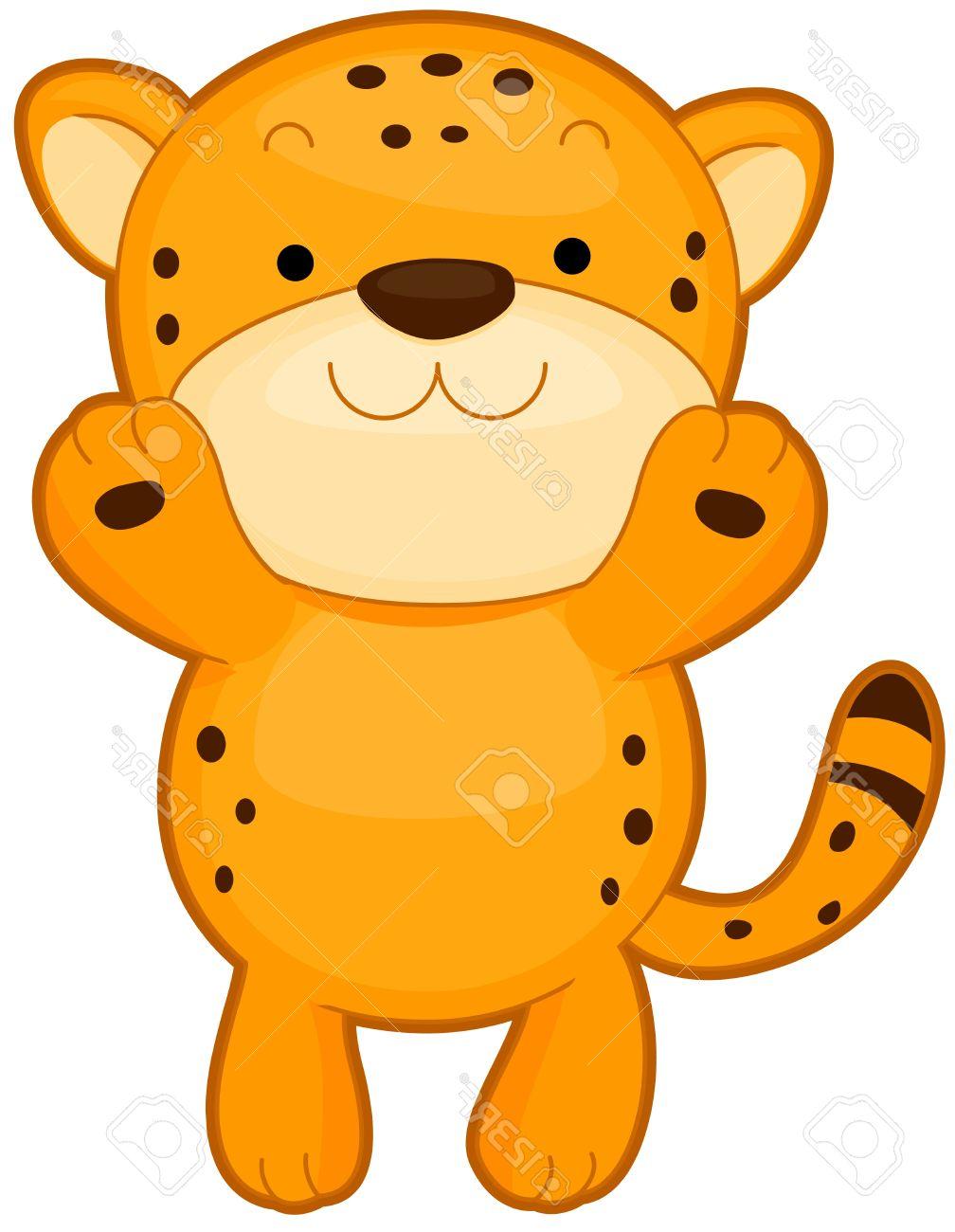 Unique cute cheetah.