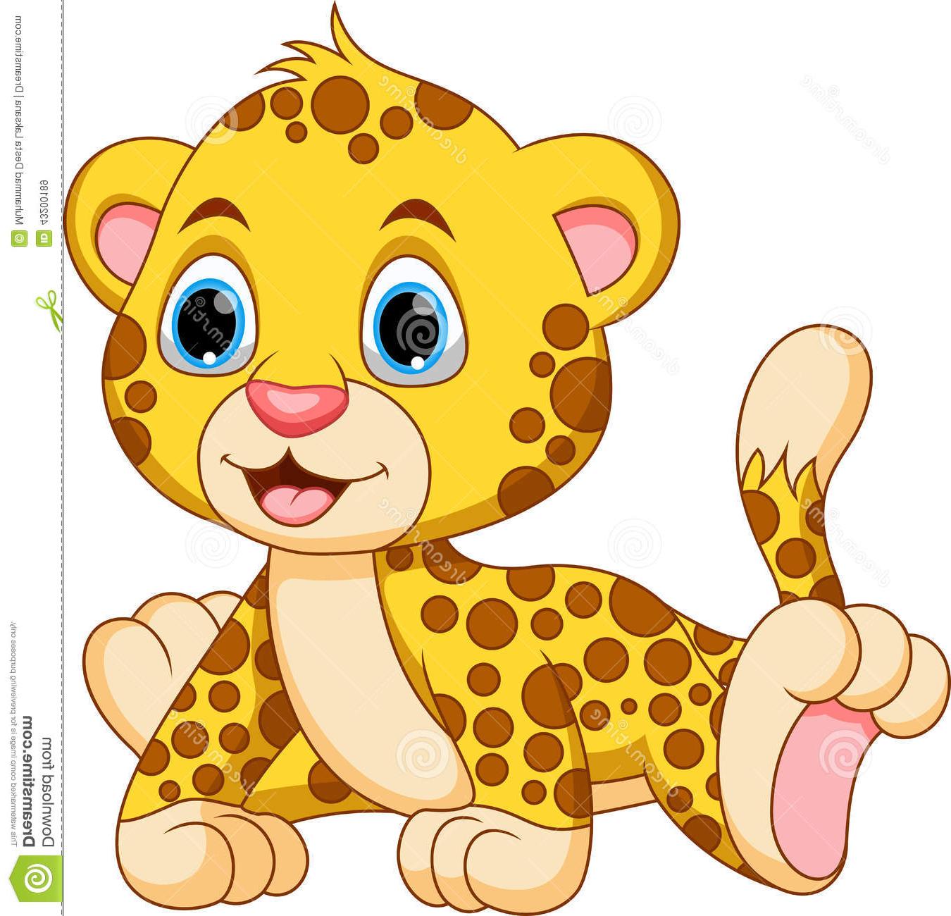 Unique Cute Cheetah Clip Art File Free