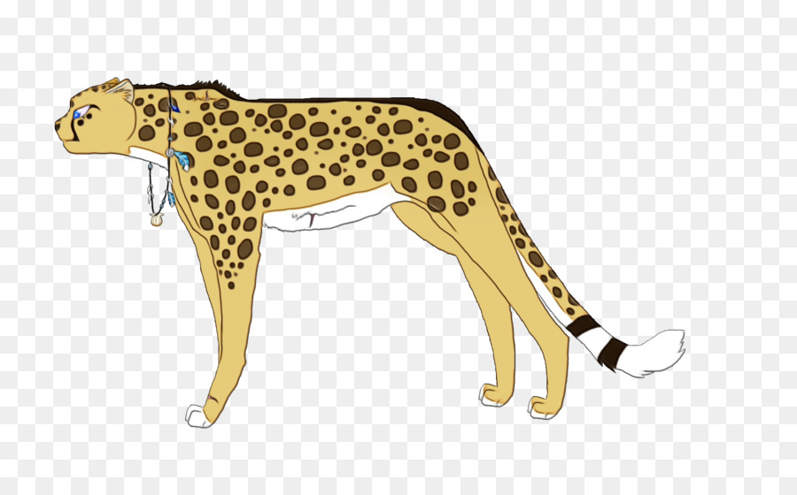 Cheetah drawing watercolor.