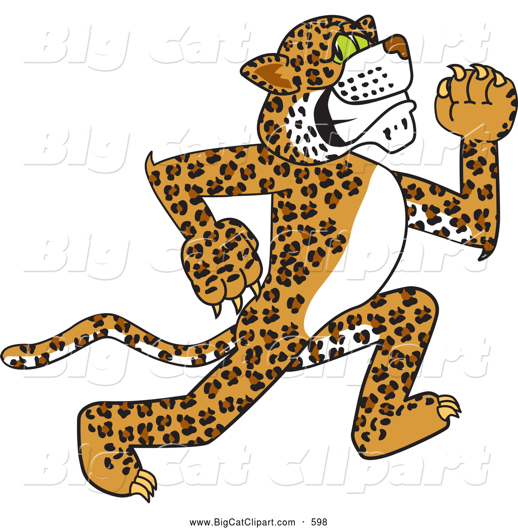 free cheetah clipart muscular