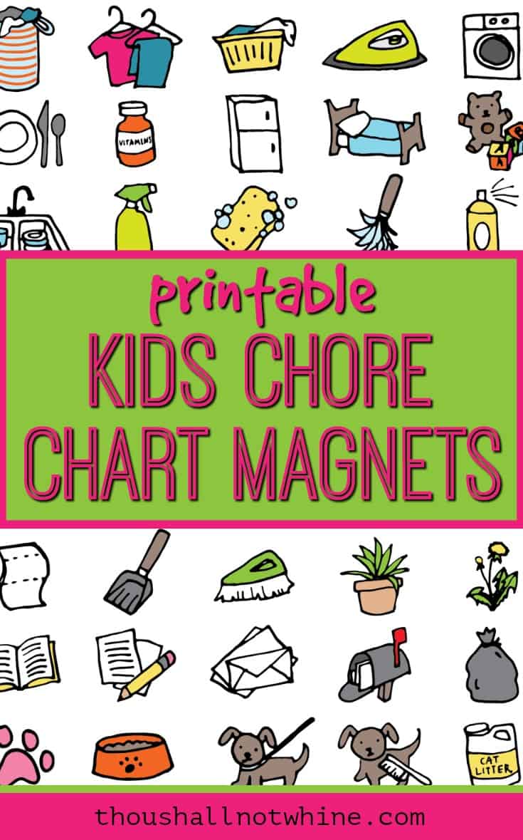 Kids Chore Chart Magnets