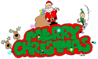 Merry christmas clip art animated free
