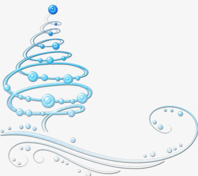 Blue Ribbon Christmas Tree PNG, Clipart, Blue, Blue Clipart