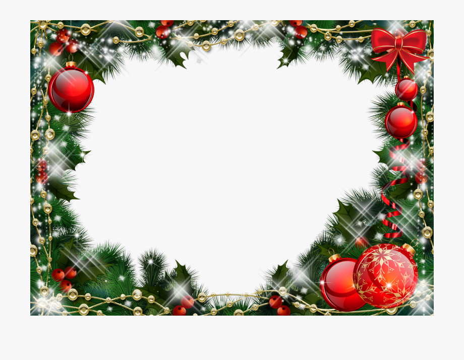 Christmas border frame.