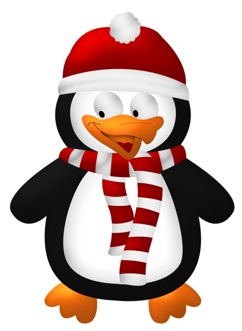 Christmas clip art penguin
