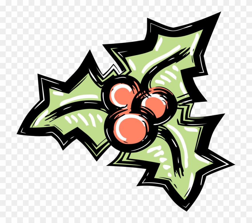 Clip Art Free Christmas Holly Image Of Traditional