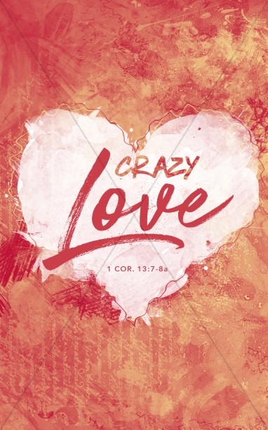 Crazy Love Church Bulletin Template