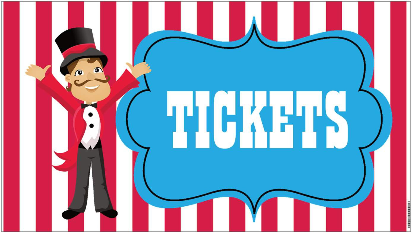 Carnival ticket clipart.