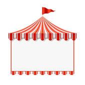 Circus tent border.