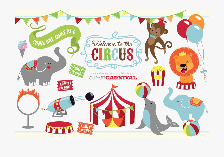 Circus animals png.