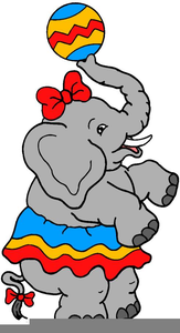 Free circus elephant.
