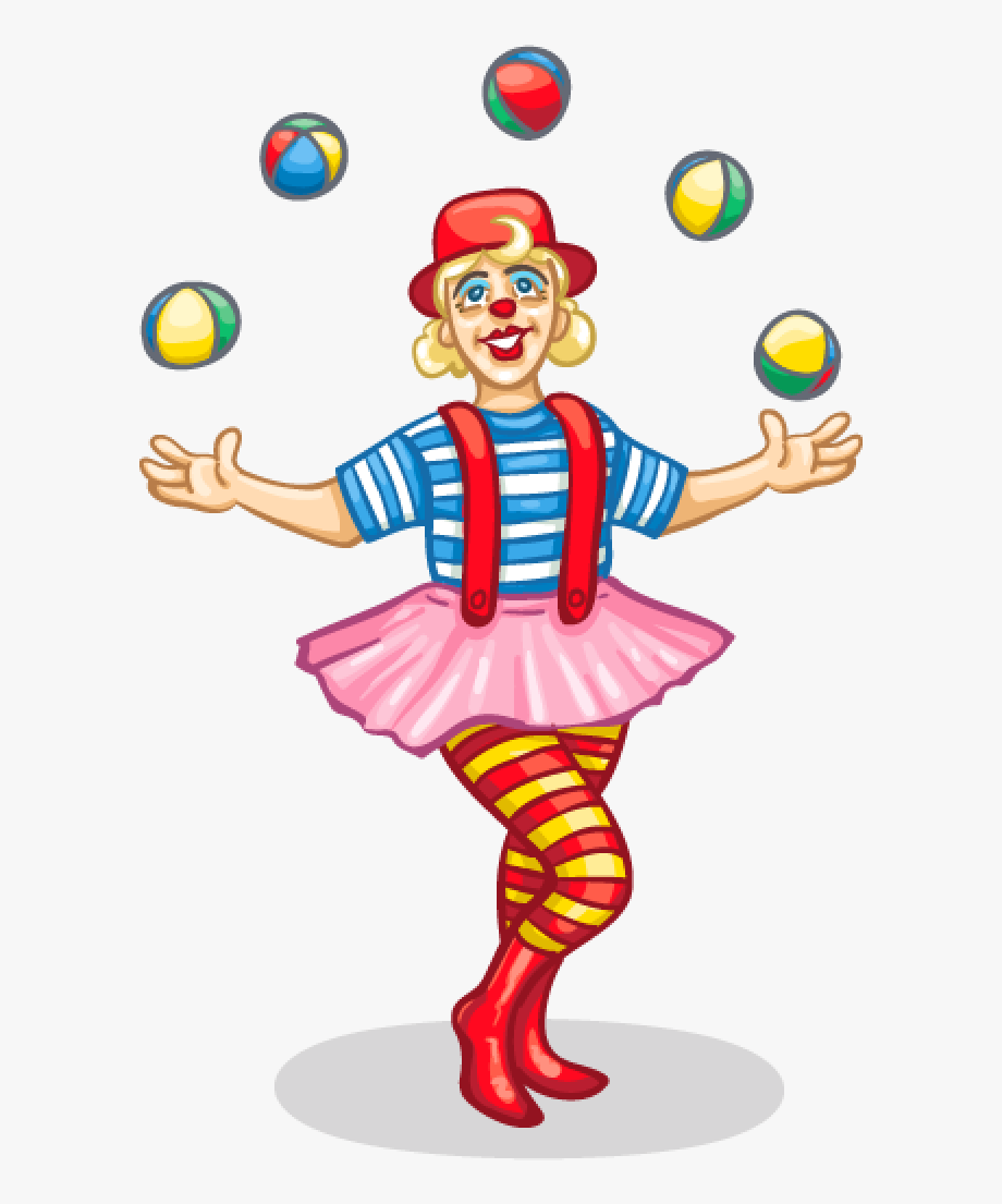 Circus clown png.