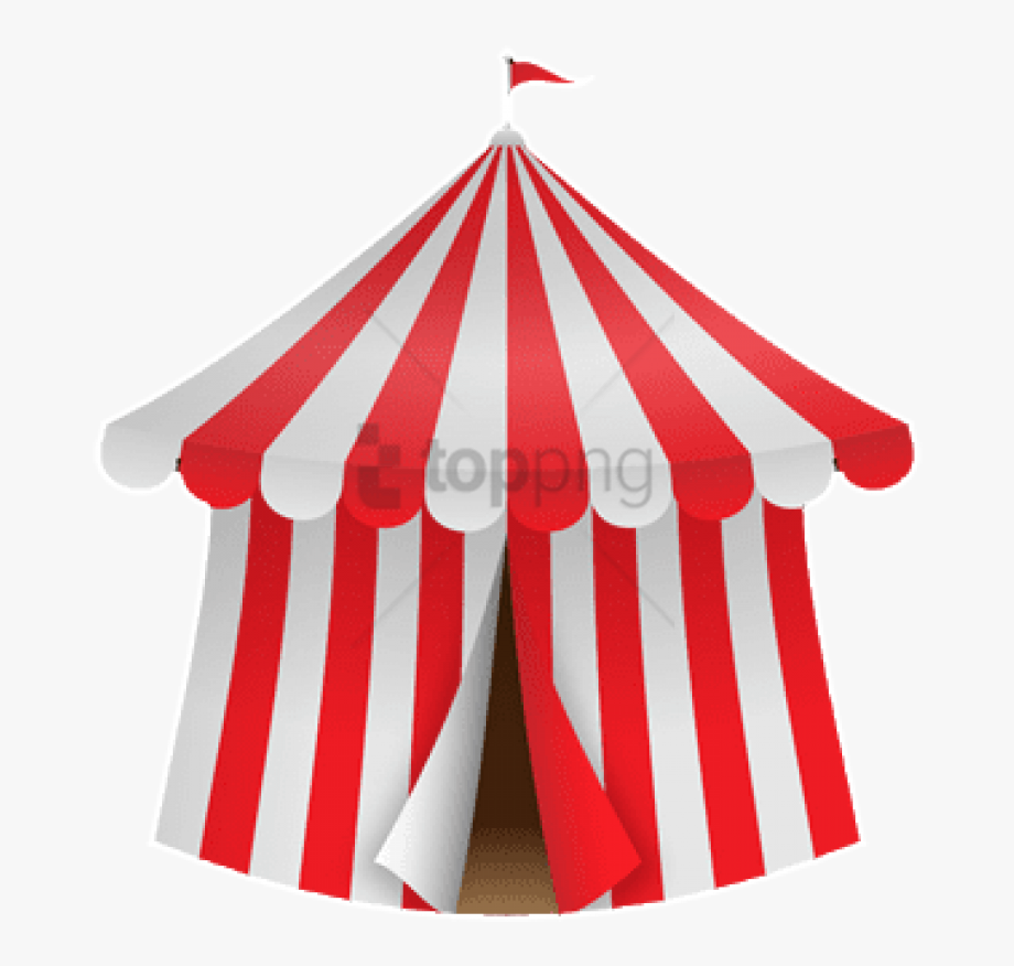 Circus tent background.