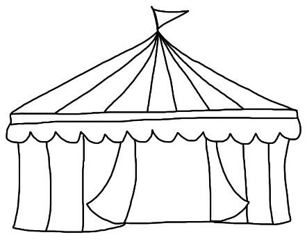 Free Circus Clipart Black And White, Download Free Clip Art