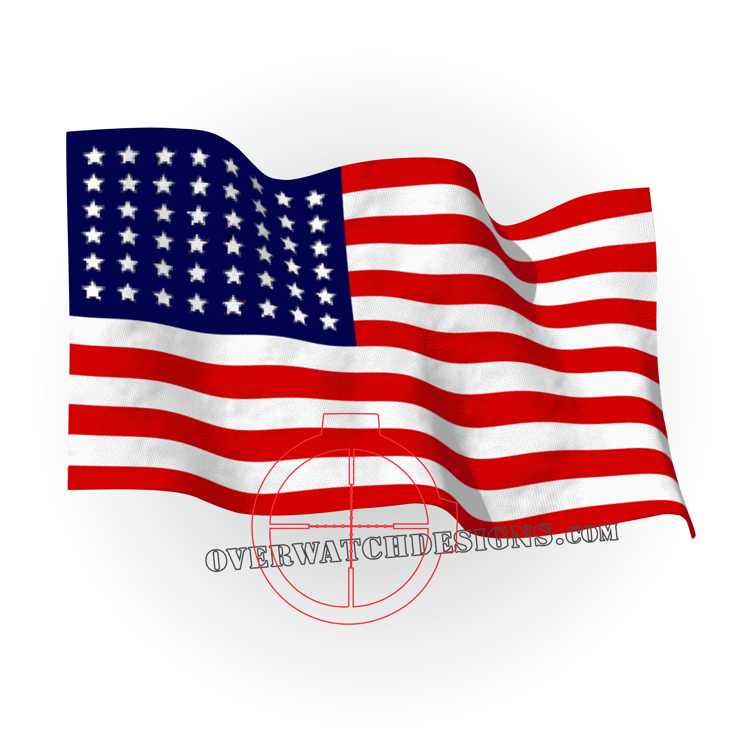 Flag of the United States Thirteen Colonies Animation