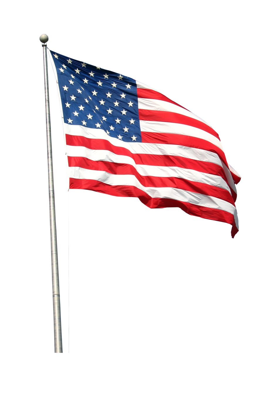 Animated american flag.