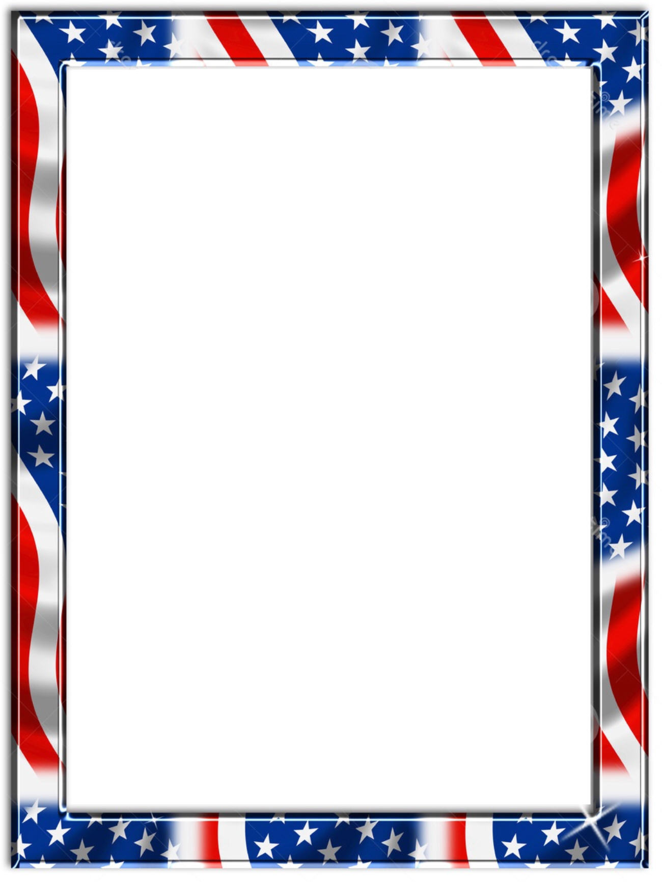 Free Patriotic Border, Download Free Clip Art, Free Clip Art