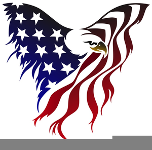 American Flag And Eagle Clipart