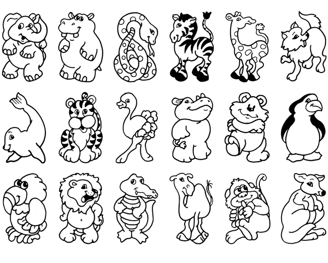 free clipart animals color