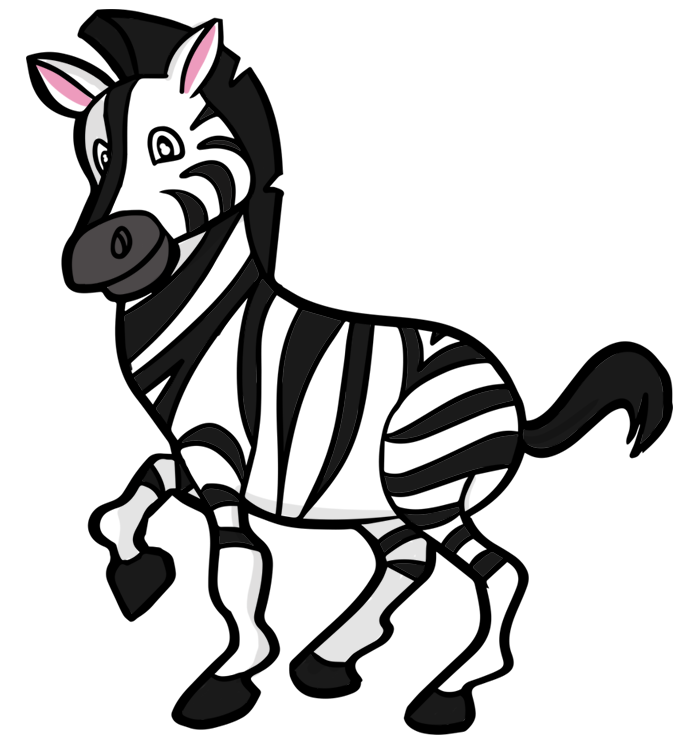 Clipart animals zebra.