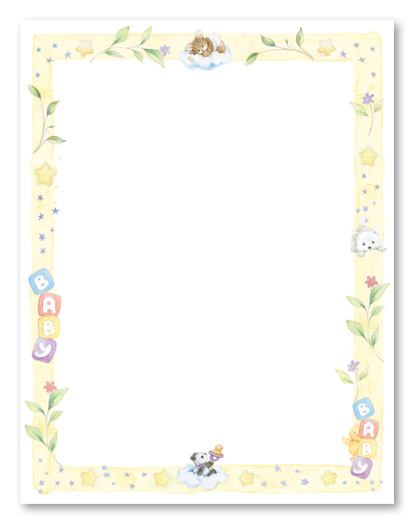 Free Baby Shower Borders Free, Download Free Clip Art, Free