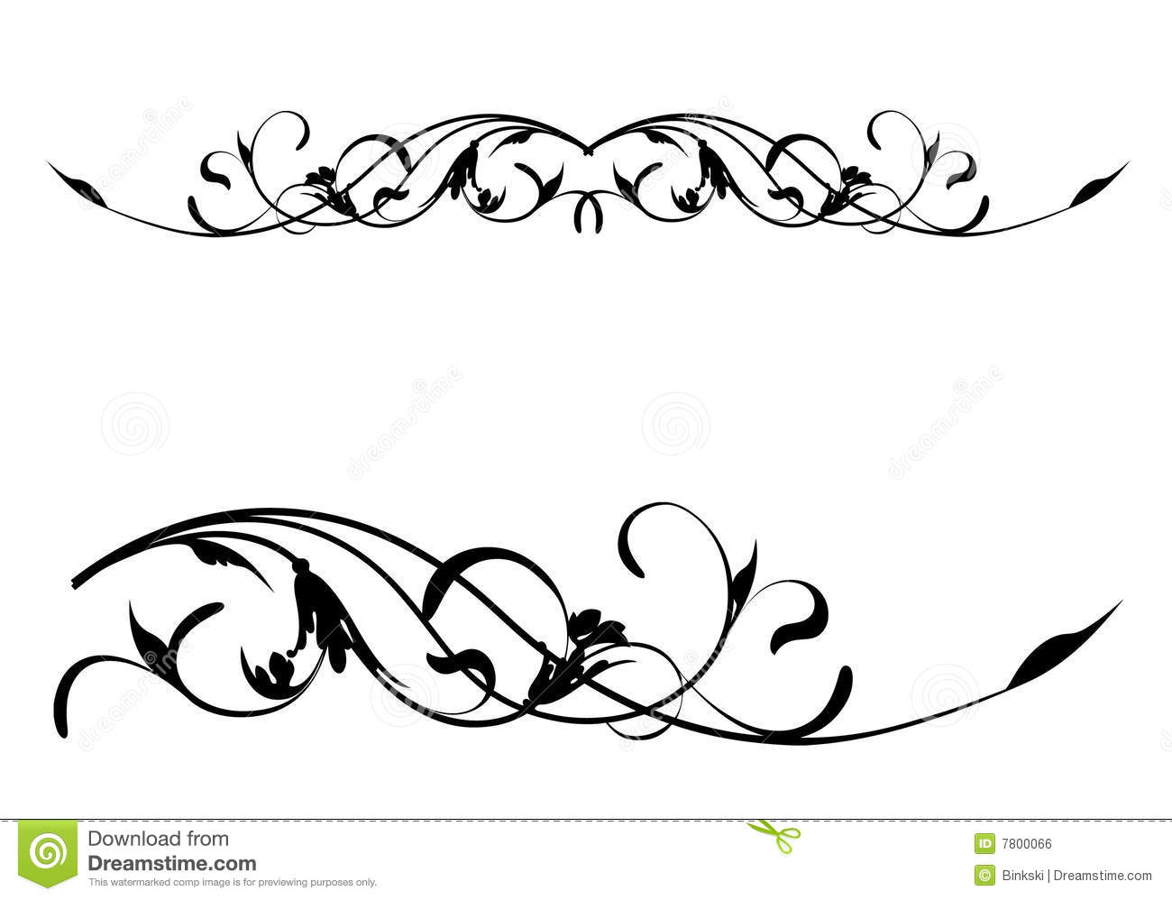 Collection calligraphy clipart.