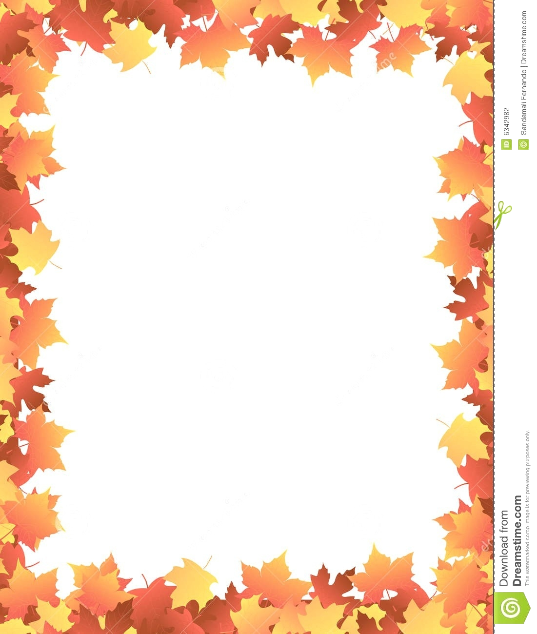 Free fall borders clipart images gallery for free download