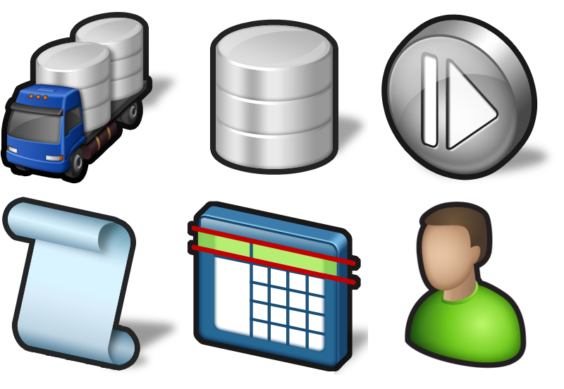 Icons clipart database.