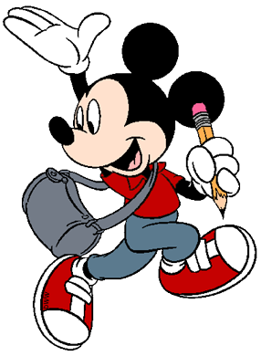 Mickey mouse school clipart clipart images gallery for free