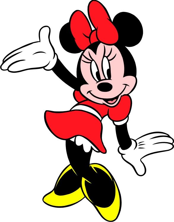 Minnie mouse high resolution clipart