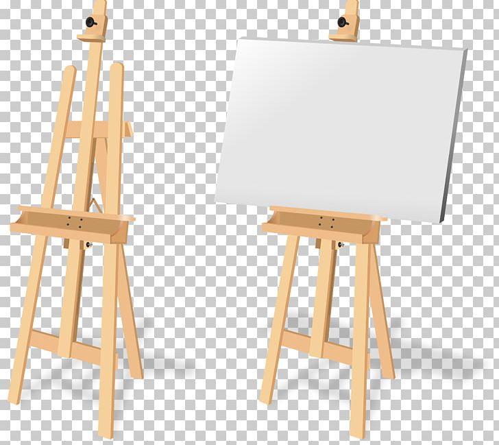 Easel painting png.