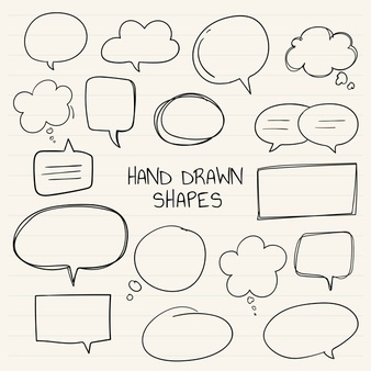 Hand drawn vectors.