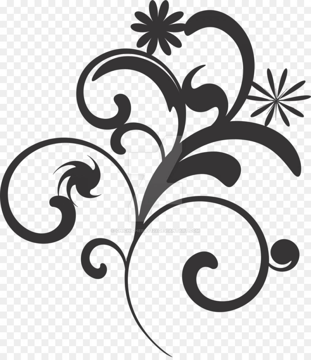 HD Floral Pattern Clip Art Vector Drawing