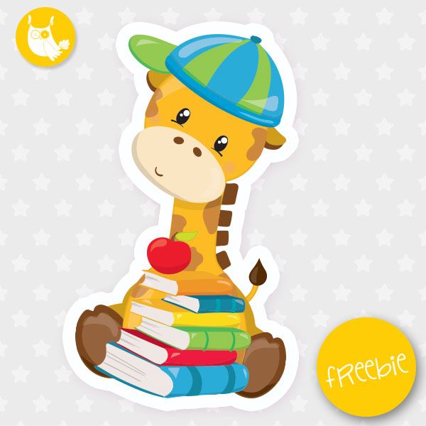 School giraffe freebie.