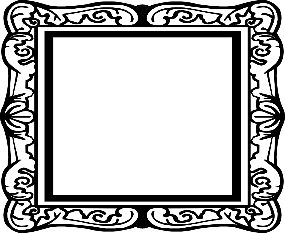 Picture frame border.