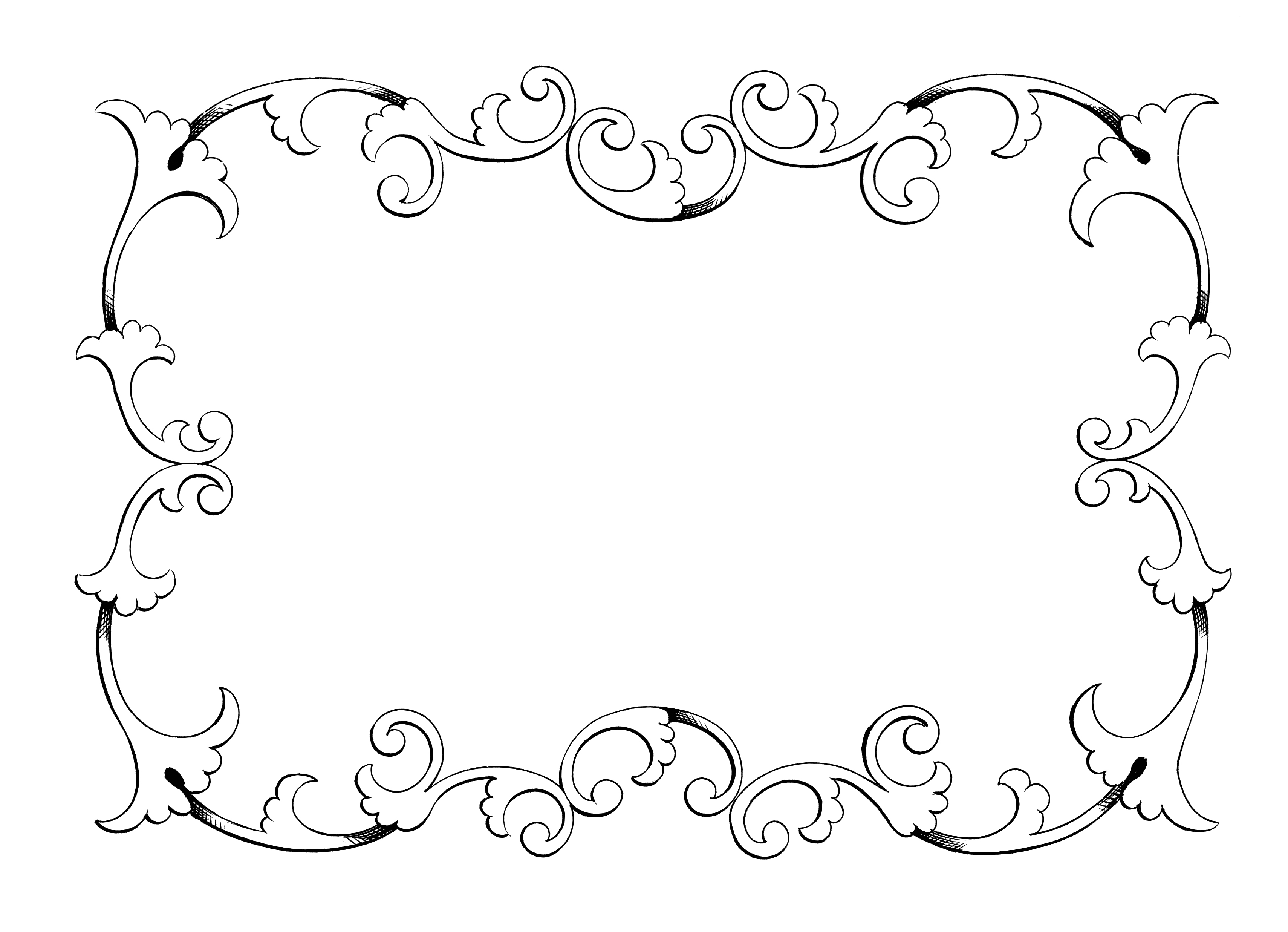 Clipart frames free.