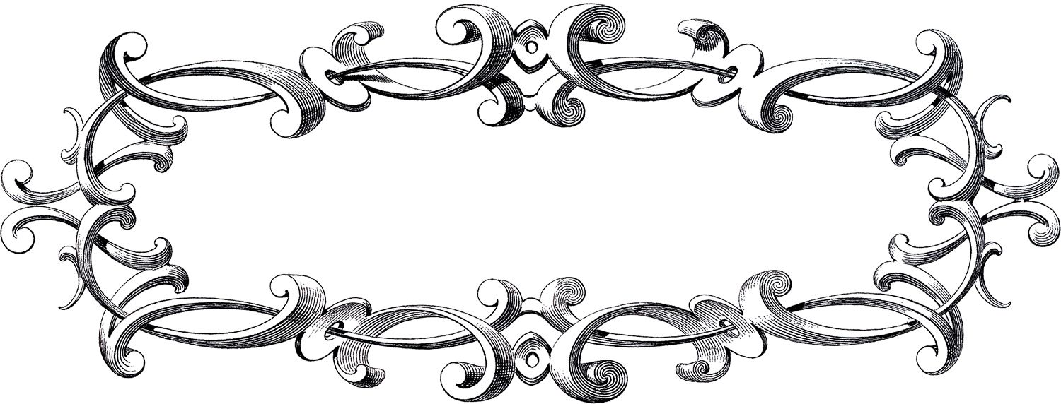 free clipart frames victorian
