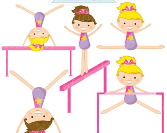 Gymnastics Kids Clipart